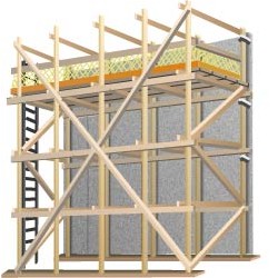 Wood Scaffold